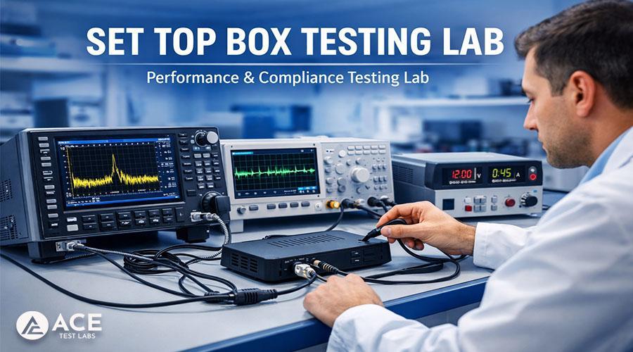 Set Top Box Testing Services as per IS 13252 (Part 1):2010